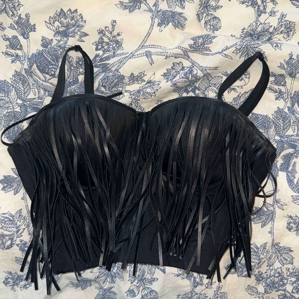 Fringe corset